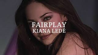 fairplay kiana ledé — edit audio [upl. by Adnoel]