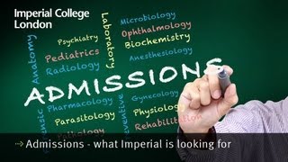 Admissions  what Imperial is looking for [upl. by Birch]