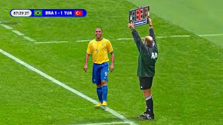 RONALDO FENÔMENO ENTERED THE GAME AND PUT BRAZIL INTO THE 2002 WORLD CUP FINAL [upl. by Malchy]