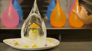 MAGICAL ICE DROP PANNA COTTA DESSERT RECIPE How To Cook That Ann Reardon [upl. by Neeham416]