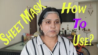 Sheet Mask for Glowing SkinA day in my lifeAll about ExperienceSelf Pamperingviralvideo [upl. by Andrel]