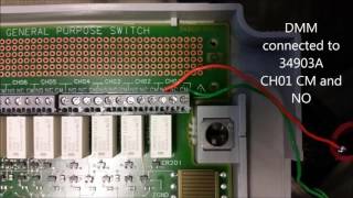 Keysight 34903A Relay Functionality [upl. by Mihalco767]