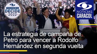 La estrategia de campaña de Petro para vencer a Rodolfo Hernández en segunda vuelta [upl. by Marienthal]