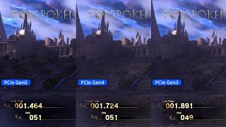 PCIe Gen5 vs Gen4 vs Gen3 SSDs Compared in Forspoken with DirectStorage  Forspoken PC [upl. by Siloam]