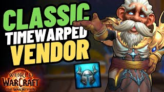 New Classic Timewarped Vendor in WoW Patch 1105 – World of Warcraft The War Within [upl. by Annod972]