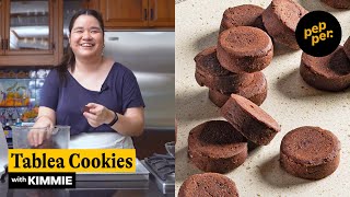 Tablea Cookies Recipe How to Make Easy 5Ingredient Filipino Cocoa Shortbread Cookies  Pepperph [upl. by Wesa542]