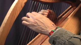 Good Old Colony Days performed on lap harp  by John Kovac harp maker [upl. by Leohcin]