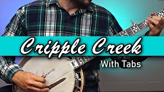 Cripple Creek Scruggs  Banjo Lesson [upl. by Eiliah]