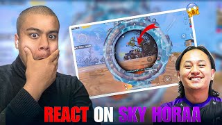 SK49 REACT ON SKY HORAA GOLDEN HAND🖐🏻💣 PUBG MOBILE SkyyPUBGM [upl. by Cook741]