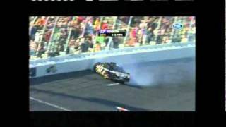 2011 Daytona 500  Matt Kenseth Crash [upl. by Aratehs]