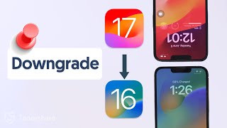 NO DATA LOSS  How to Downgrade iOS 17 to 16 Without PC） [upl. by Akiv]