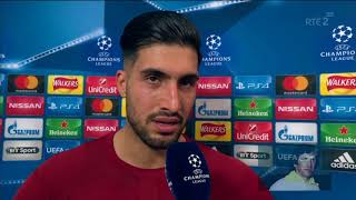 Emre Can Post Match Interview Liverpool 70 Spartak Moscow [upl. by Atinehc]