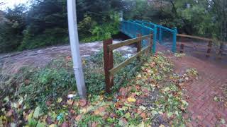 Llangefni Afon cefni flood oct 21 near Anglesey council [upl. by Tichonn]