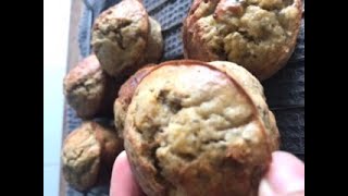 Simple and healthy banana muffin recipe  chia seeds amp yoghurt  healthy muffins shorts [upl. by Sutsugua]