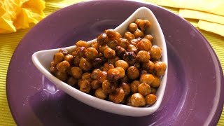 Garbanzos dulces tostados y Suspiros veganos de garbanzo [upl. by Elstan643]