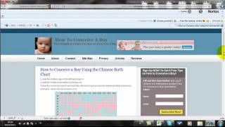 HOW TO CONCEIVE A BOY  Using the Chinese Birth Chart [upl. by Adnalram]