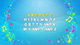 The Alphabet Song  Sing A Long  Learning Song  ABC  Nursery Rhyme  KiddieOK [upl. by Tamarah]