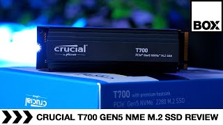 Crucial T700 PCIe Gen5 NVMe M2 SSD Review with Heatsink [upl. by Elysia21]