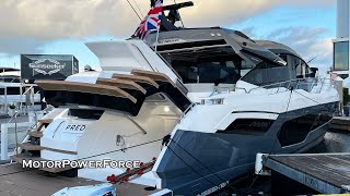 2024 Sunseeker Predator 75 Yacht Walkaround Tour [upl. by Enihpled]