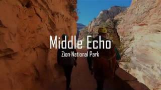 Zion National Park Canyoneering  Middle Echo Highlights 4k UHD [upl. by Lyns]