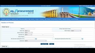 AP eProcurement  Reverse Auction Process  Vupadhi Techno Services [upl. by Ahsias]