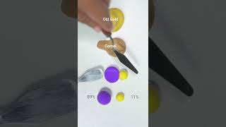 Yellow vs Lavender Relaxing Clay Color Mixing shorts colormixing clay viralshorts [upl. by Aihseya]