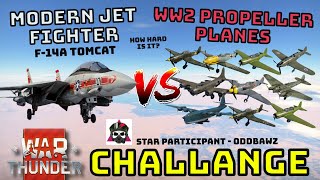 WW2 PLANES VS MODERN JET FIGHTER F14A  CHALLENGE  How well can it do  WAR THUNDER [upl. by Manuela]