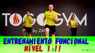 FUNCTIONAL TRAINING 1  Entrenamiento funcional  Sentadilla  Lunge  Plancha abdominal  Skipping [upl. by Leanatan]