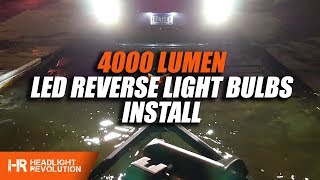 Installing 4000 Lumen Reverse Light Bulbs in the Toyota 4Runner [upl. by Daisi]