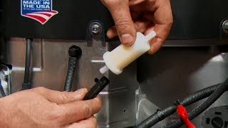 How to Change Your Mowers Fuel Filter [upl. by Assen684]