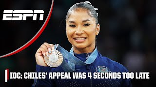 USOPC to appeal Jordan Chiles decision after IOC says bronze medal must be returned [upl. by Durrej]