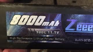 50c vs 100c lipo batterys [upl. by Nytsirhc]