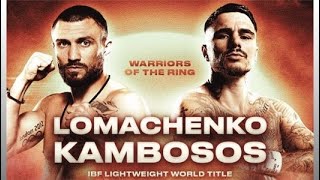 Lomachenko vs Kambosos [upl. by Sean703]