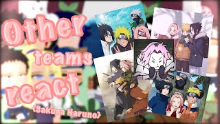 Naruto friends react to team 7🌸🍅🍜Sakura Harunopart 135first video [upl. by Niltag]