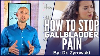 How To Stop Gallbladder Pain  Fast Relief Now [upl. by Macfadyn]