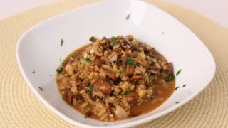 Mushroom Risotto Recipe  Laura Vitale  Laura in the Kitchen Episode 466 [upl. by Aihsitan293]