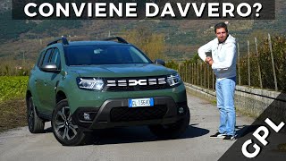 Prova nuovo Dacia Duster GPL 2023 vale il PREZZO che costa prova motore GPL eNUOVO LOGO [upl. by Hnilym419]