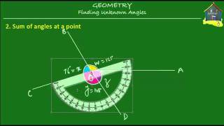 Singapore Math Grade 5  Primary 5 Geometry  Finding unknown angles [upl. by Elin]