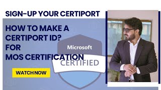 How to Create a Certiport ID for Certification Exams – StepbyStep Guide [upl. by Colier349]