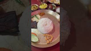 My favorite Bengali thali😍youtubeshorts shortfeed shorts [upl. by Millburn305]