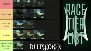 DeepWoken  Race Tier List  Verse 2  NEW [upl. by Aicilana49]