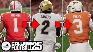 Scoring With Every Jersey Number in College Football 25 [upl. by Cigam]