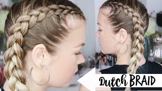 How to Dutch Braid  Braiding 101 [upl. by Tedra]