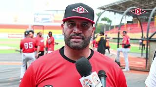 Entrevista al dirigente del Escogido Albert Pujols 🦁🇩🇴 [upl. by Jamel722]