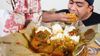 SARAPAN TANBOY KUN MAKAN 4 BUNGKUS NASI PADANG JUMBO [upl. by Solracsiul432]