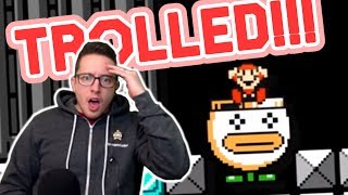 This TROLL Level Has Some Of The Most INSANE GLITCHES Ive Seen In Mario Maker [upl. by Norbie]