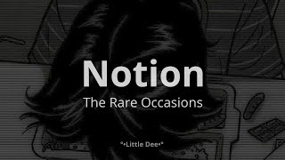 Notion  The Rare Occasions  Sub español  lyrics [upl. by Jeffries]