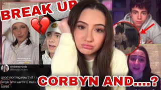 CORBYN BESSON AND CHRISTINA MARIE ANNOUNCE THEIR INTERNET BREAK UP [upl. by Hyams742]