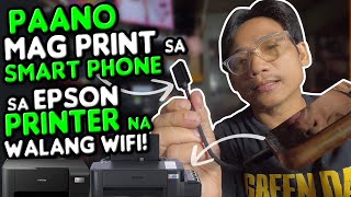 How to print from smartphone to epson printer without wifi EPSON L3210 L120 L121 L3110 ETC [upl. by Jean]