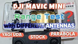 Drone Range MAVIC MINI R🅰️NGE TEST  In depth DIFFERENT ANTENNAS📡 drone dji [upl. by Aicittel]